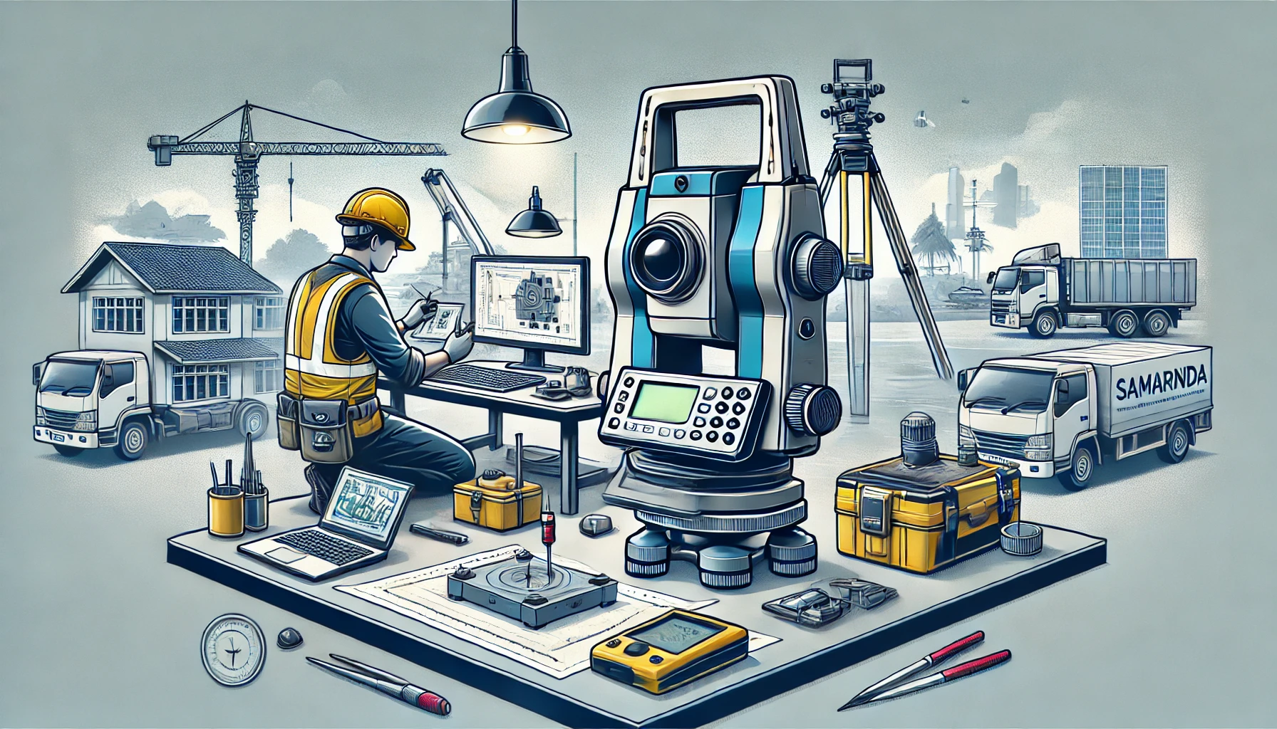 Jasa Sewa Service Kalibrasi Total Station