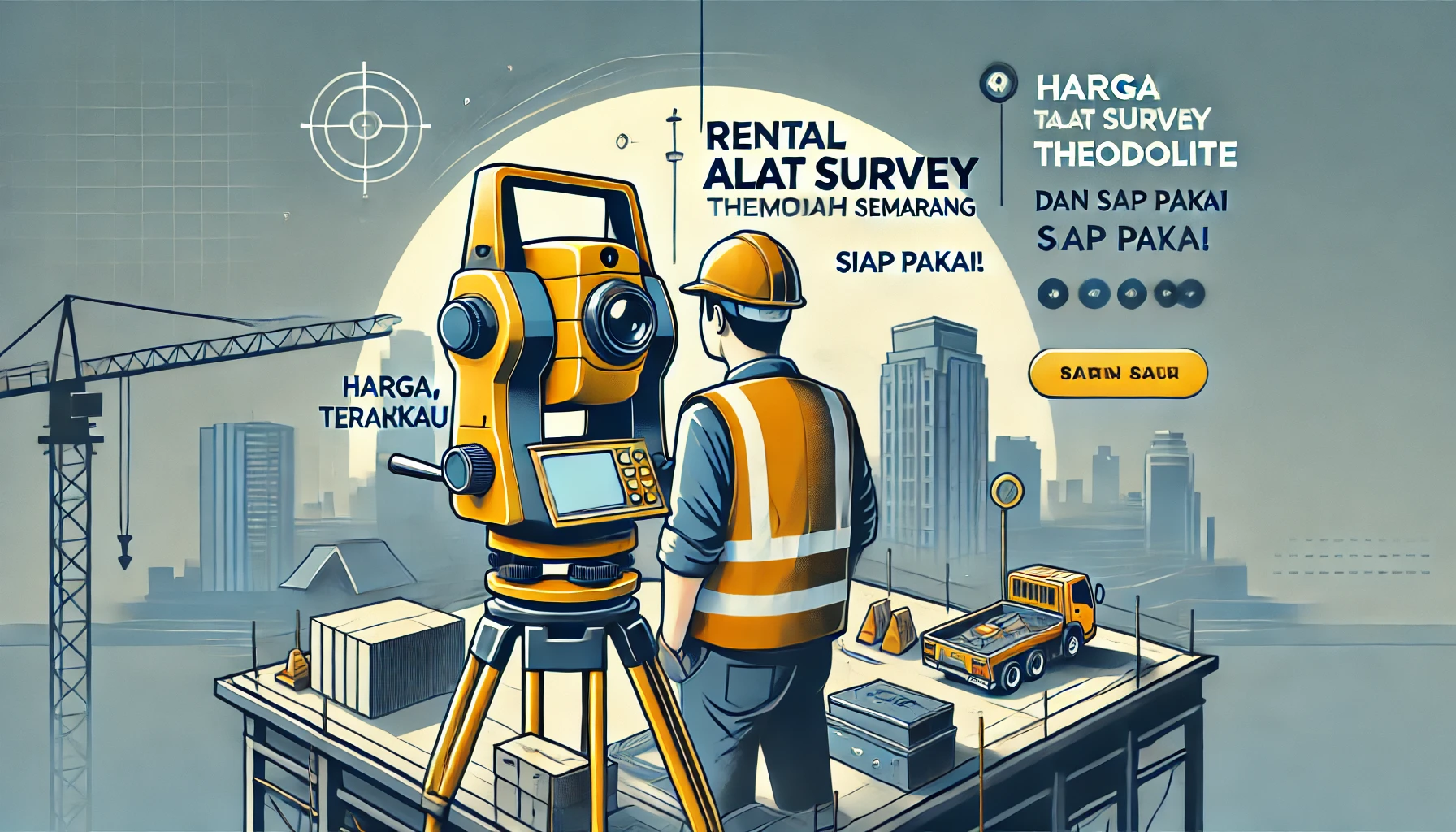Rental Alat Survey Theodolite Murah Semarang