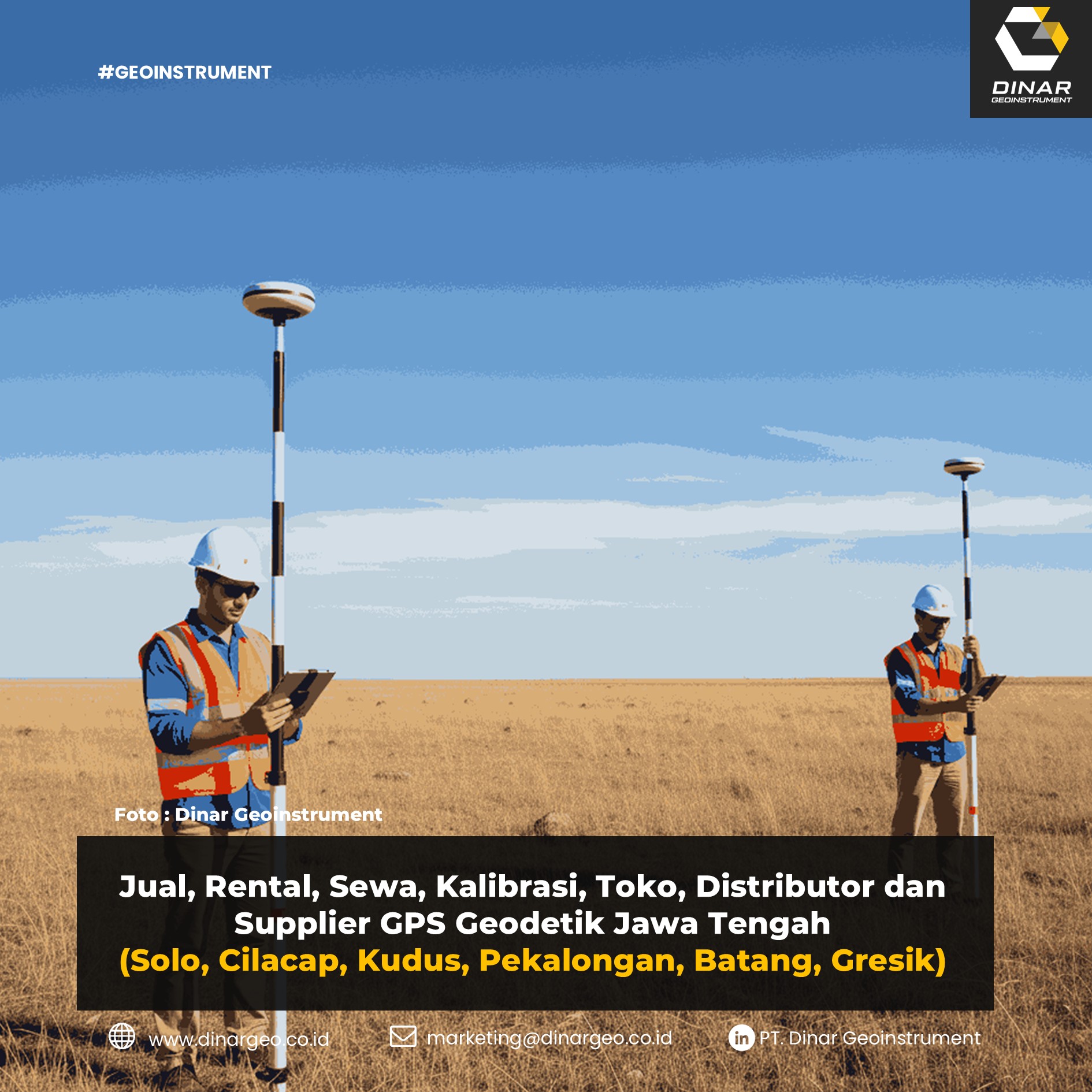 Jual, Rental, Sewa, Kalibrasi, Toko, Distributor dan Supplier GPS Geodetik Jawa Tengah